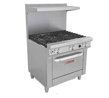 Southbend 436A-3G-NG 36" Natural Gas Ultimate Restaurant Range - 96,000 BTU
