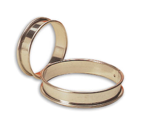 Matfer Bourgeat 371616 10.25" ID x 0.75"H Stainless Steel Round Tart Ring