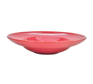CAC China TG-3-R 9 Oz. Red Porcelain Round Tango Pasta Bowl (2 Dozen Per Case)