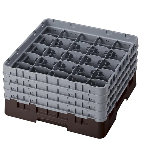 Cambro 25S800167 Camrack Glass Rack With (4) Soft Gray Extenders - 2 Cases