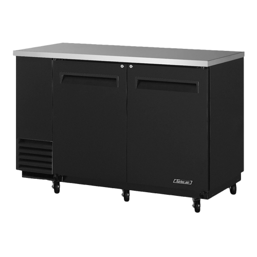Turbo Air TBB-2SB-N6 58.75"W Two-Section Door Solid Door Back Bar Cooler