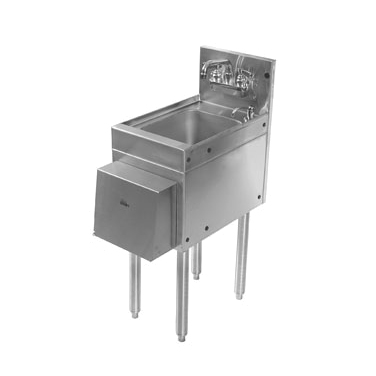 Glastender HSB-12-D Underbar Hand Sink Unit 12"W x 29"D 9-1/4"