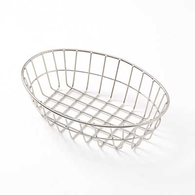 American Metalcraft GOVS69 Stainless Steel Oblong Grid Basket