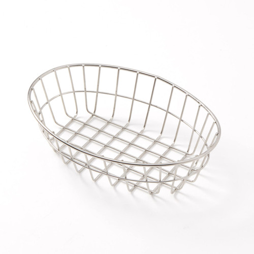 American Metalcraft GOVS69 Stainless Steel Oblong Grid Basket