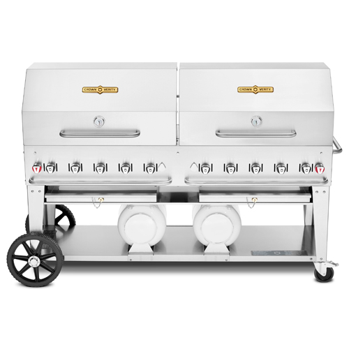 Crown Verity CV-CCB-72RDP 81" Series Grill - 159,000 BTU