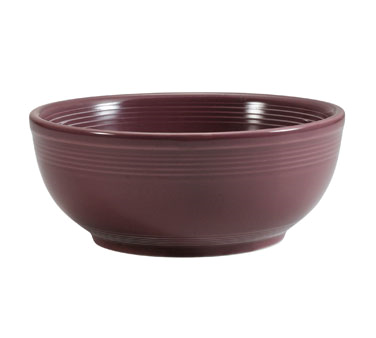 CAC China TG-18-PLM 15 Oz. Plum Porcelain Round Tango Salad Bowl (3 Dozen Per Case)