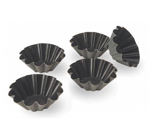 Matfer Bourgeat 330625 3.13" x 1.25" Steel Exopan Brioche Mold - 1/Pack