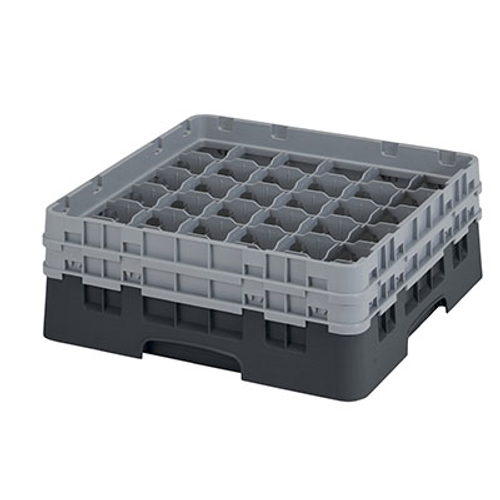 Cambro 36S434110 Camrack Glass Rack With (2) Soft Gray Extenders