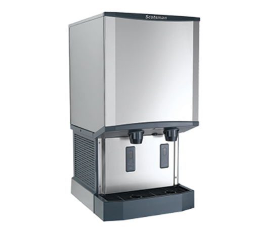 Scotsman HID540AX-1 Meridian 500 Lbs. Stainless Steel Air Cooled Nugget Ice and Water Dispenser - 115 Volts