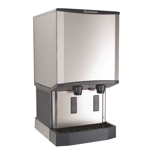 Scotsman HID540AX-1 Meridian 500 Lbs. Stainless Steel Air Cooled Nugget Ice and Water Dispenser - 115 Volts