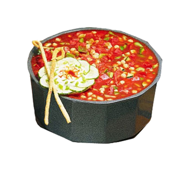 Bon Chef 9096CGRN 12" Aluminum Green Crock and Bowl