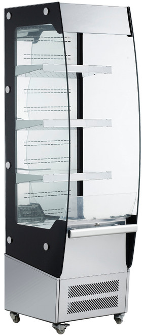 Admiral Craft BDVACM-220 19.5" W Black Diamond Vertical Air Curtain Merchandiser - 1230 Watts