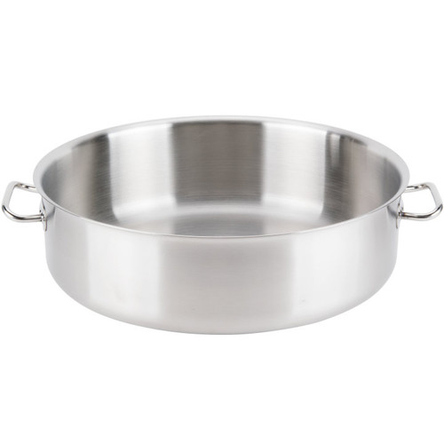 Vollrath 47762 24 Qt. Aluminum Intrigue Brazier / Casserole Pot