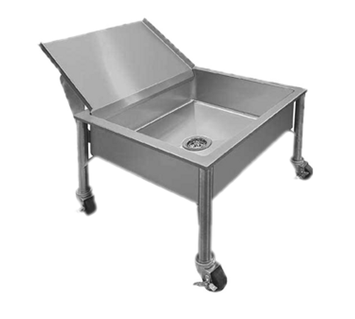 Piper Products
 337-3557
 Portable Soak Sink
 24" x 24" x 8"