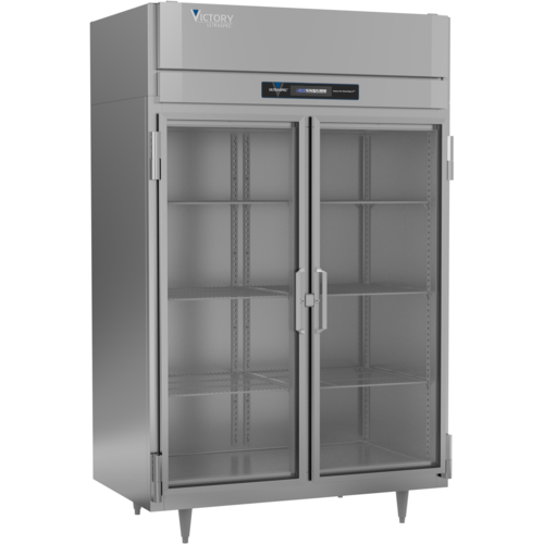 Victory FS-2D-S1-GD 52.13" W Two-Section Glass Door Reach-In UltraSpec Series Freezer Featuring Secure-Temp Technology - 115 Volts