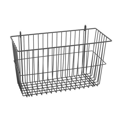 Metro H212B Super Erecta Storage Basket 17-3/8" x 7-1/2" x 10" Black