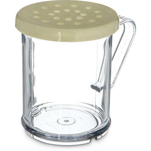 Carlisle 426004 Cheese Dredge 8 Oz. 7-Style Handle PolyCarbonate Clear