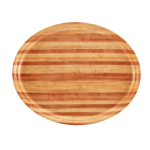 Cambro 2500303 19.25" Oval Fiberglass Serving Camtray - 6/Case