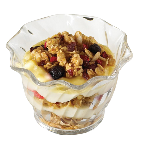 Cambro SRB5152 5 oz Clear Swirl Bowl