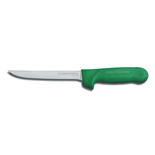 Dexter S136NG-PCP 6" Green Sani-Safe Boning Knife with Polypropylene Handle
