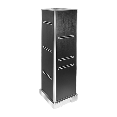 Eastern Tabletop ST1272 72"H Stainless Steel Tower Mobile Display