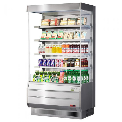 Turbo Air TOM-40S-N 39"W Vertical Open Display Merchandiser