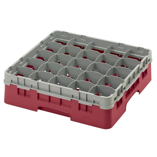 Cambro 25S418416 Camrack Glass Rack With Soft Gray Extender - 5 Cases