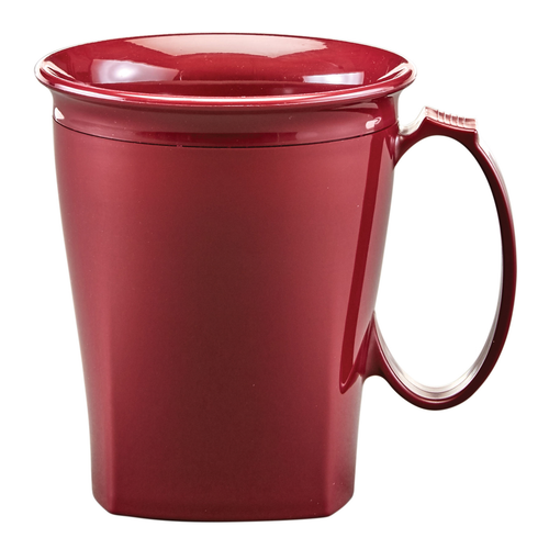 Cambro MDSHM8487 The Harbor Collection 8 oz Cranberry Polypropylene Mug