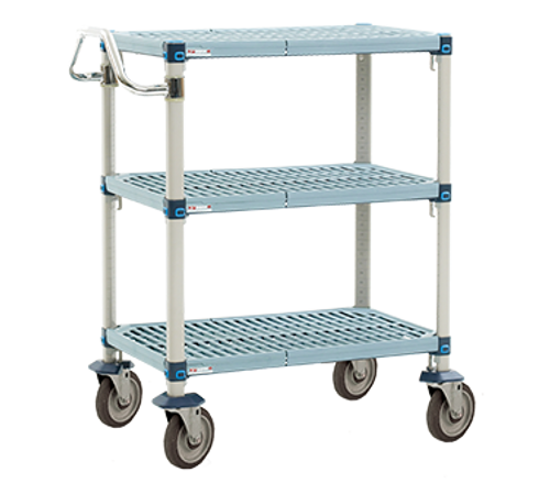 Metro MQUC2436G-35 Utility Cart Polymer Mat Shelves 24"W x 36"D x 40"H