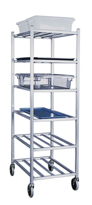 New Age 1356M 27"W Mobile 6 Multi-Purpose Rack with 10.5" Centers