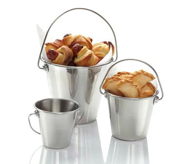American Metalcraft SSP43 5" 32 Oz. Stainless Steel Mini Pail