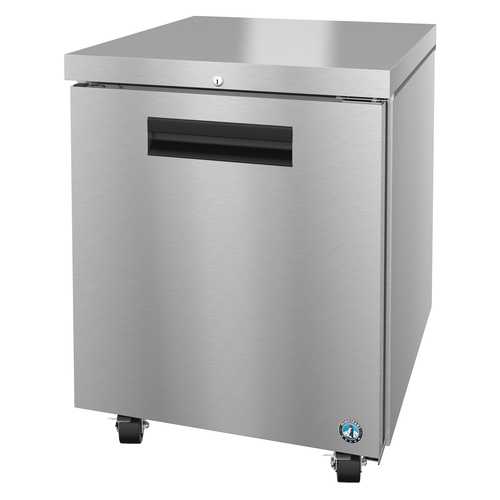 Hoshizaki UR27B-01 27"W One-Section Solid Door Reach-In Steelheart Series Undercounter Refrigerator