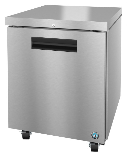 Hoshizaki UR27B-01 27"W One-Section Solid Door Reach-In Steelheart Series Undercounter Refrigerator