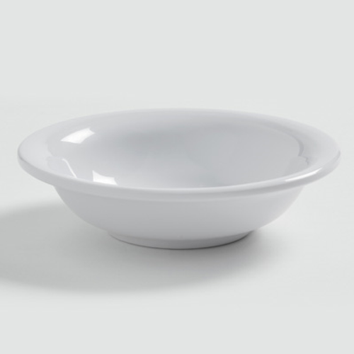 American Metalcraft DB5WH 5" 5 Oz. Plastic White Round Fruit Bowl