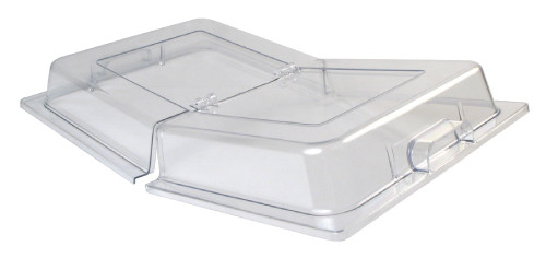 Winco C-DPFH 21" W x 13" D x 2.4"H Polycarbonate Full Size Dome Cover