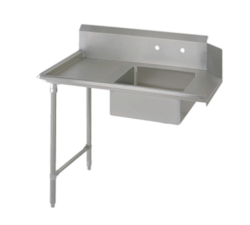 John Boos EDTS8-S30-L60 Straight Design Dishtable soiled Straight Design 60"W x 30"D x 44"H Overall Size for Left-to-Right Operation 1 20"W x 20" Front-to-back x 8" deep pre-Rinse Sink