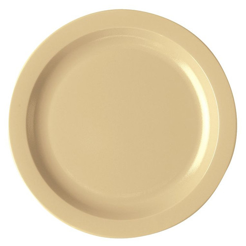 Cambro 10CWNR133
 10"
 PolyCarbonate
 White
 Round
 Camwear Plate - 48/Case