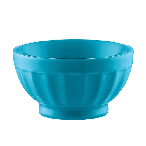 CAC China LTE-B5-PCK 5.25" Dia. 18 Oz. Peacock Porcelain Round RCN Specialty Latte Bowl (3 Dozen Per Case)