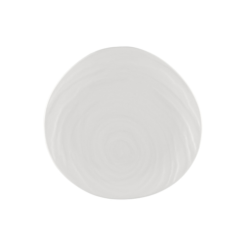 CAC China BHM-7 7.5" Dia. Bone White Porcelain Round Bahamas Plate (3 Dozen Per Case)