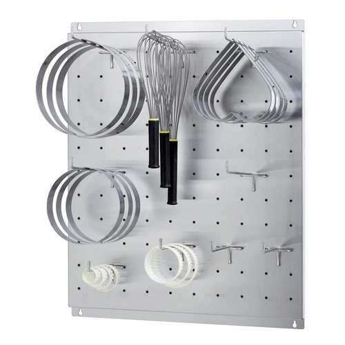 Matfer Bourgeat 845760 23-3/4" Stainless Steel Wall Rack