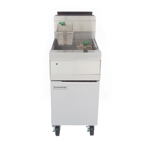 Frymaster HD160G-NG 80 Lbs. Stainless Steel Natural Gas Frymaster Decathlon HD Series Fryer - 125,000 BTU