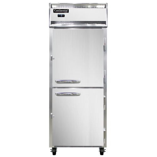 Continental Refrigerator 1FENSSHD 28.5" W One-Section Solid Door Reach-In Extra-Wide Freezer - 115 Volts