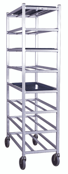 New Age 1355M 15"W Mobile 8 Platter Rack with 7.5" Centers