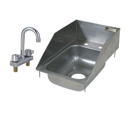 John Boos PB-DISINK101405-P-SSLR 1 Compartment Stainless Steel Pro-Bowl Drop-In Sink 12-3/8"W x 18-1/2"D x 11"H