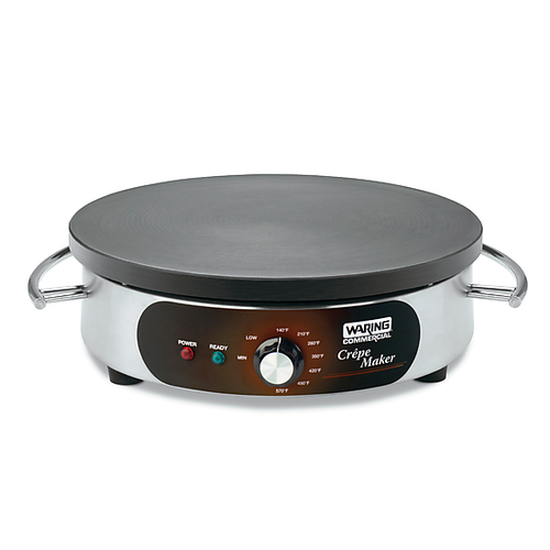 Waring WSC165BX 16" Electric Cast Iron Cook Surface Crepe Maker - 208 Volts