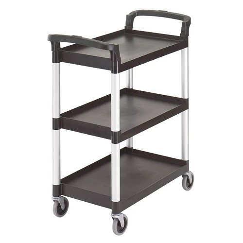 Cambro BC331KD110 Black Service Cart 15-7/8" x 24-3/8"