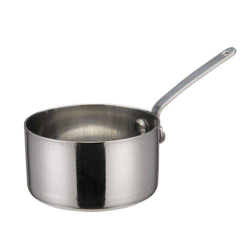 Winco DCWA-103S
 3"
 7 Oz.
 Stainless Steel
 Round
 Mini Sauce Pan