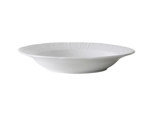 Tuxton CHD-116 12" 25 Oz. Porcelain Porcelain White Round Pasta Bowl (1 Dozen)