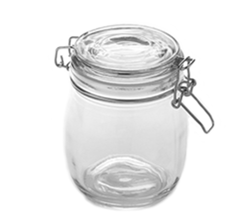 American Metalcraft HMJ5 26 Oz. Clear Glass Mason Jar