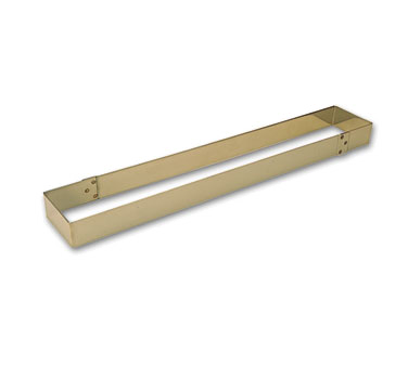 Matfer Bourgeat 371015 22"L x 3.5"W x 1.5"H Stainless Steel Rectangle Mousse Frame